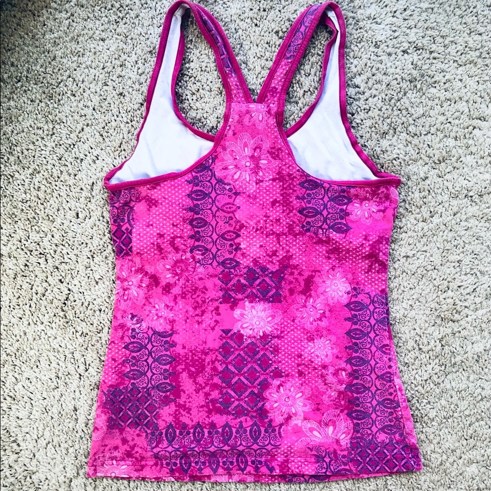 Everlast Pattern Racerback Tank with Shelf Bra - Picture 2 of 8